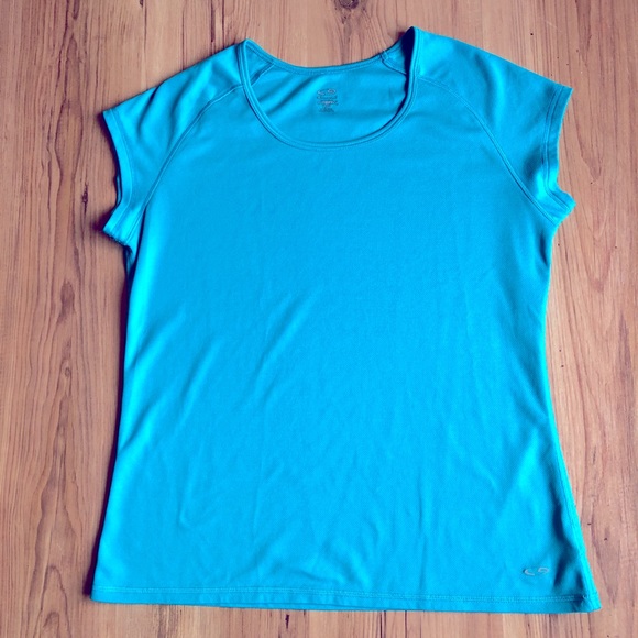 CHAMPION DUODRY+ Shirt Large Blue Active Women’s - Picture 1 of 14